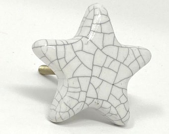 Starfish Ceramic Decorative Knob for Dressers, Cabinets, Kitchens, Furniture