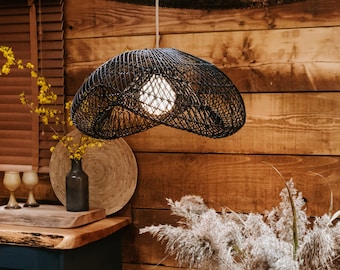 Truffle Rattan Light Shade