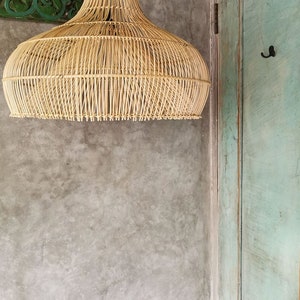 Rustic Rattan Light Shade image 2