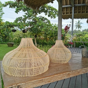 Rustic Rattan Light Shade image 5