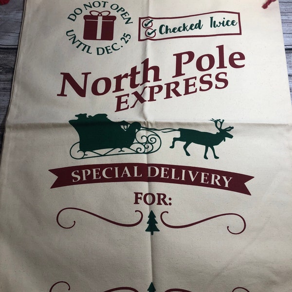 NEW! Various Styles Santa Sacks/Christmas Sacks/North Pole Large Santa Bags - Wholesale, Bulk!