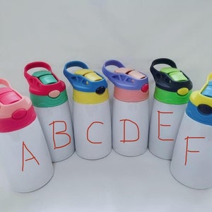 12oz 350ml Children's DIY Blank Sublimation Thermal Vacuum Cups