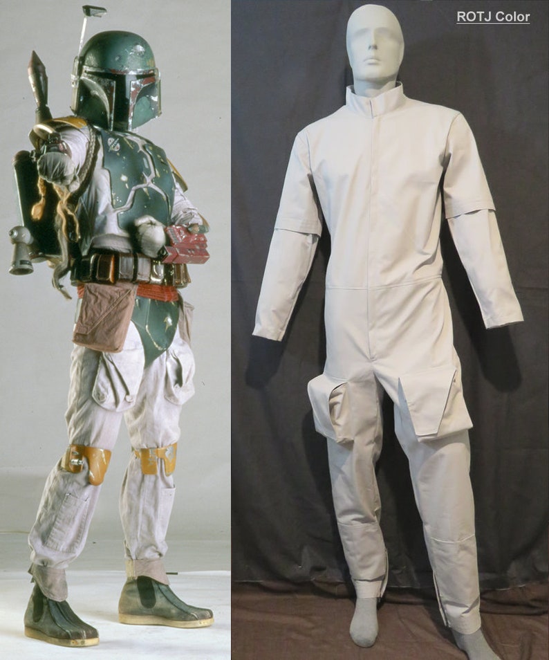 SW Boba Fett Flight Suit ROTJ Replica Costume Prop Armor Etsy