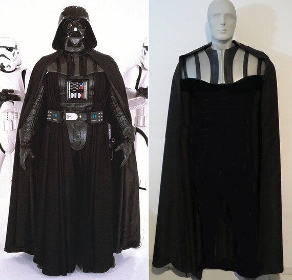 Sw Darth Vader Cape Suit Replica Costume Prop Armor Etsy