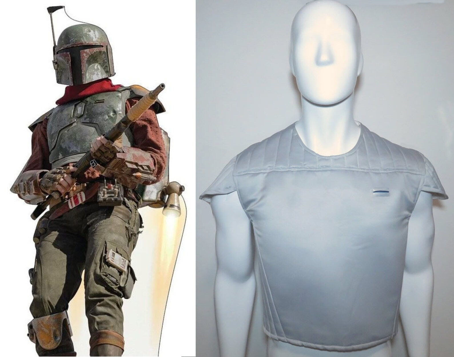 SW Cobb Vanth the Mandalorian Flak Vest Jacket Mando Etsy