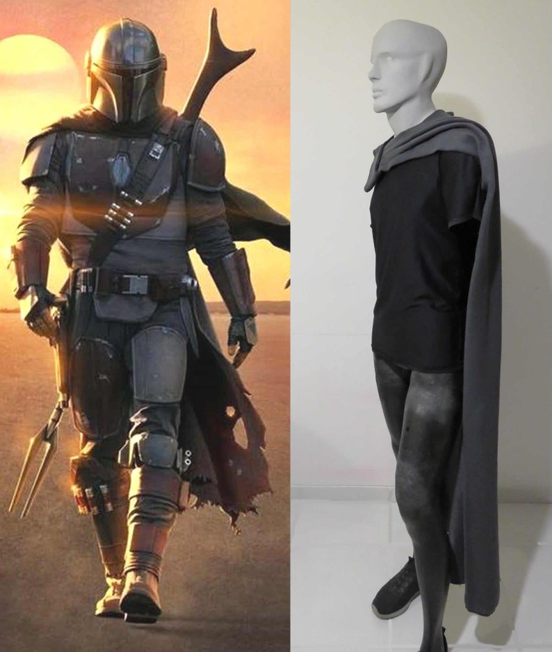 SW The Mandalorian Cape Mando Costume Prop Armor Cosplay Etsy