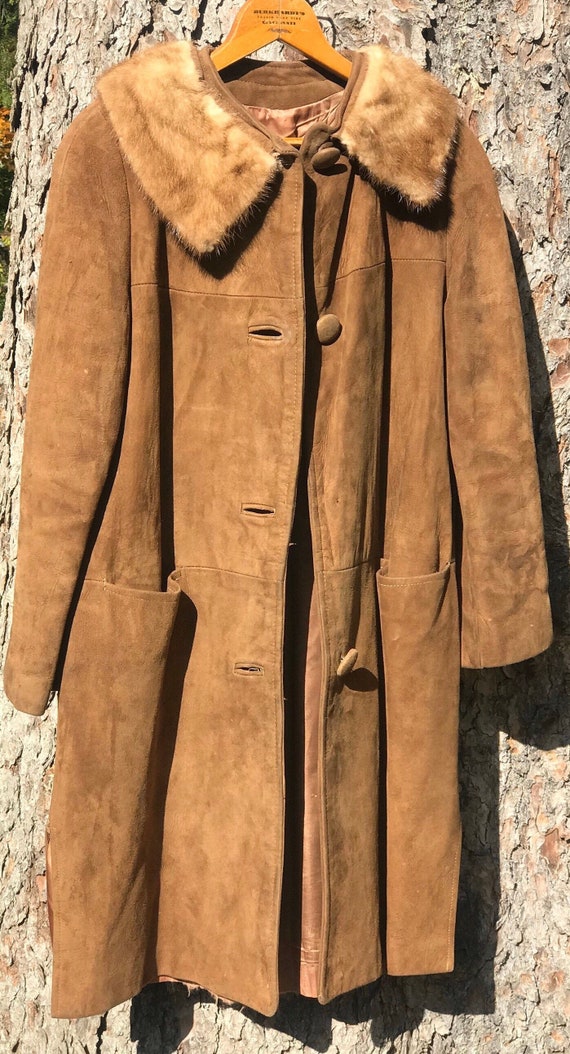 Hunting Jacket Mink Fur Neck Lining 