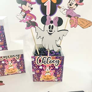 Minnie Mouse Halloween Centerpiece