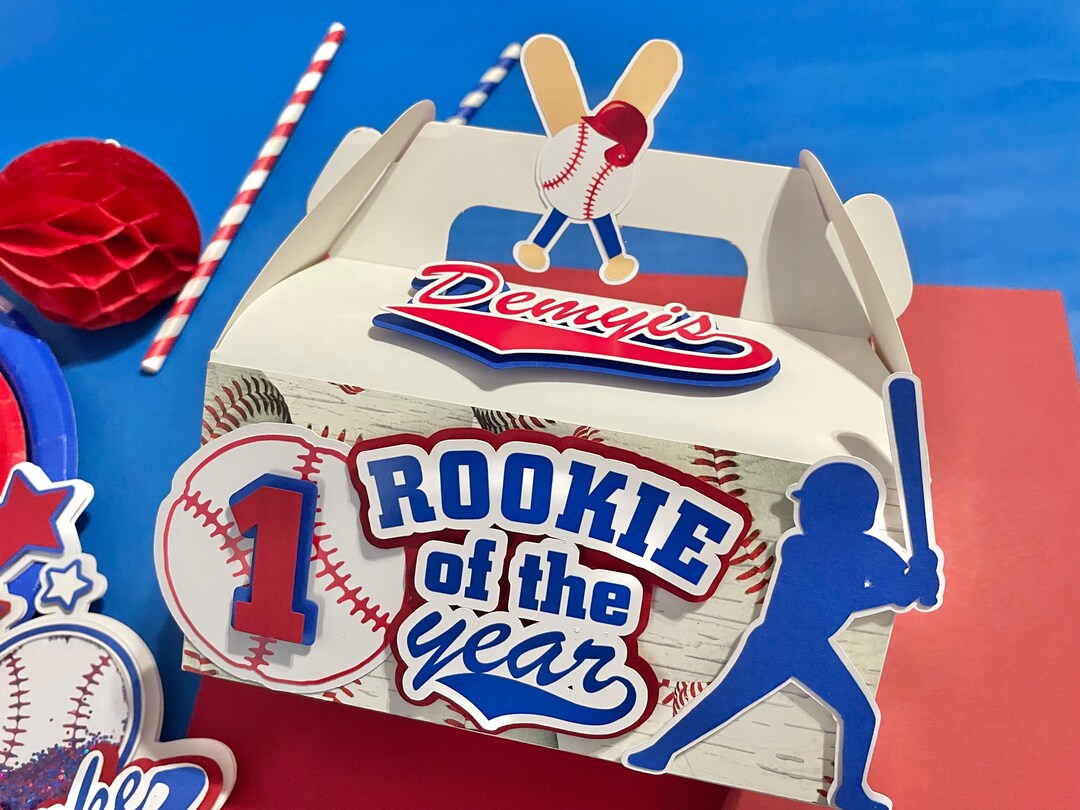 Baseball Favor Box: Rookie of the Year Favor Box - Etsy