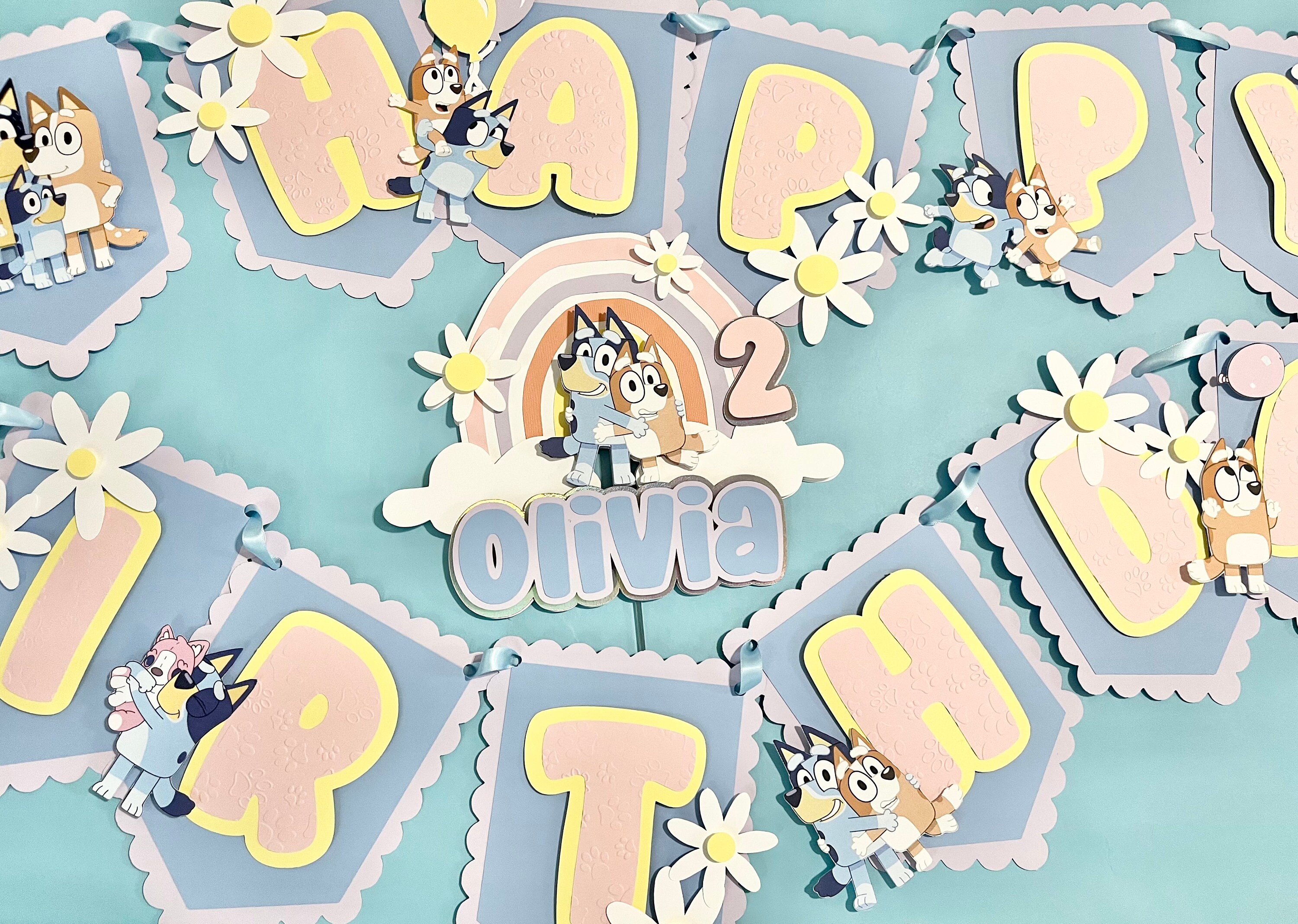 Bluey Birthday Banner