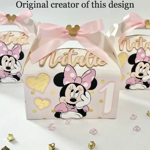 Fiesta de Minnie Mouse , cajitas, invitaciones, vestidos, dulceros