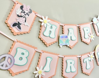 Groovy Minnie Mouse Banner