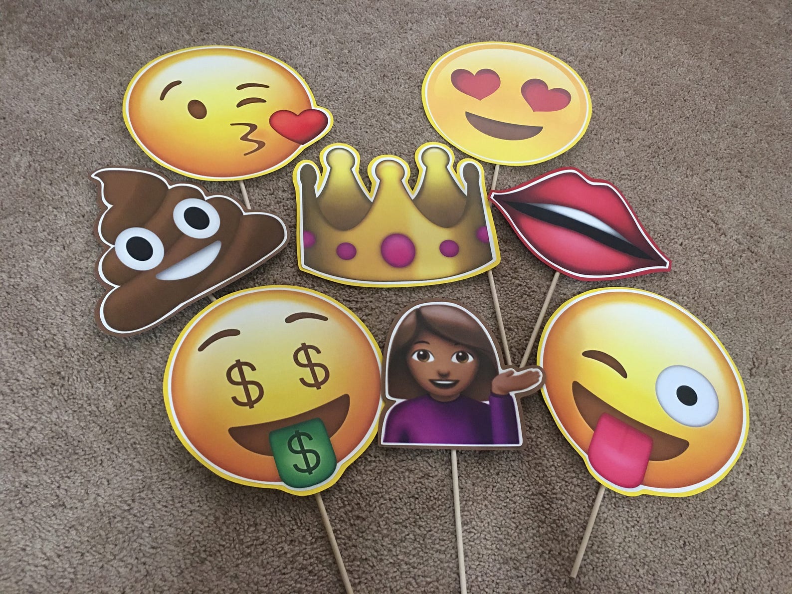 Emoji Cake Topper Social Media Cake Topper Etsy
