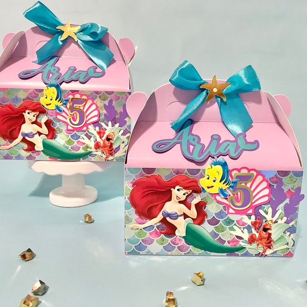 Little Mermaid Favor Box