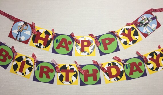Toy Story Banner Woody Banner Buzz Lightyear Banner Woody Etsy