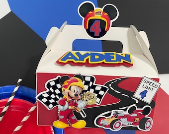Racer Mickey Favor Boxes