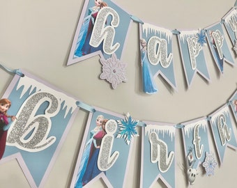 Frozen Inspired Banner, Ice Princess Banner