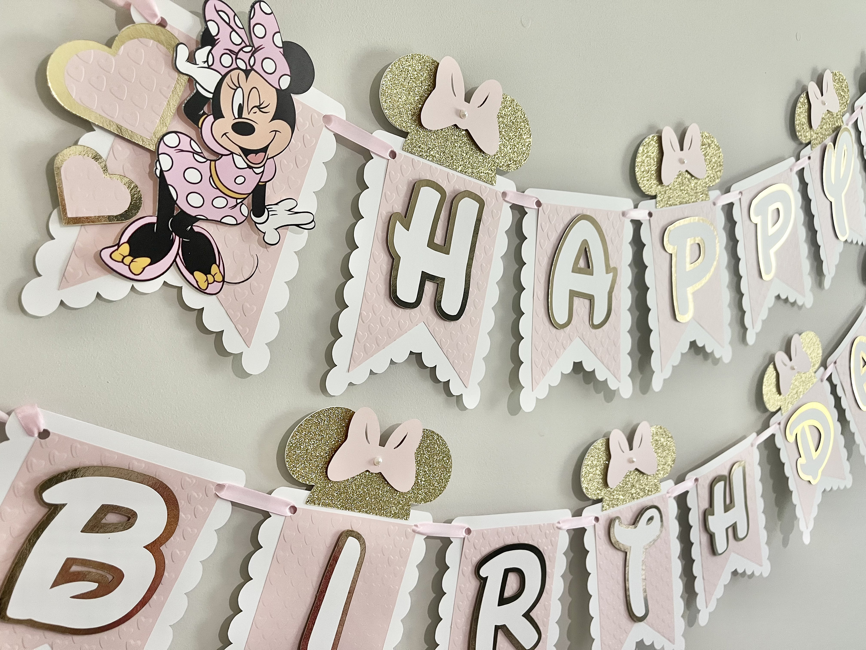 Minnie Mouse Birthday Party Minnie Mouse Birthday Banner –  partiesandsupplies