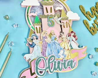 Disney Princess Shaker Cake Topper