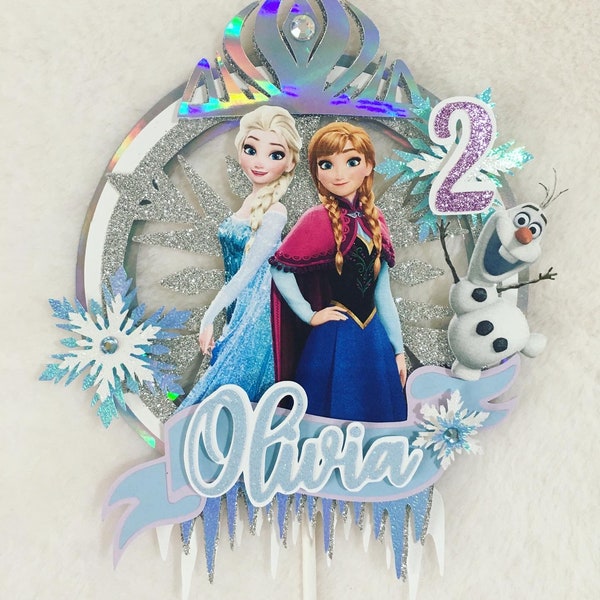 Frozen Inspired Cake Topper