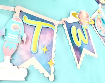 Two The Moon Banner, Outer Space Banner