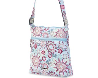 Quilted Cotton Handbag Crossbody with Lockets