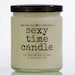 SEXY TIME, Candle, birthday, Anniversary Gift, Anniversary, Personalized , Mothers day gift, fathers day gift, birthday gift, dad, for him 