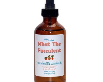 7.5 oz Baja Cactus Blossom Room & Linen Spray, What the Fuccullent, Odor Eliminator, Housewarming gifts, Teacher gifts, Pillow Room Spray