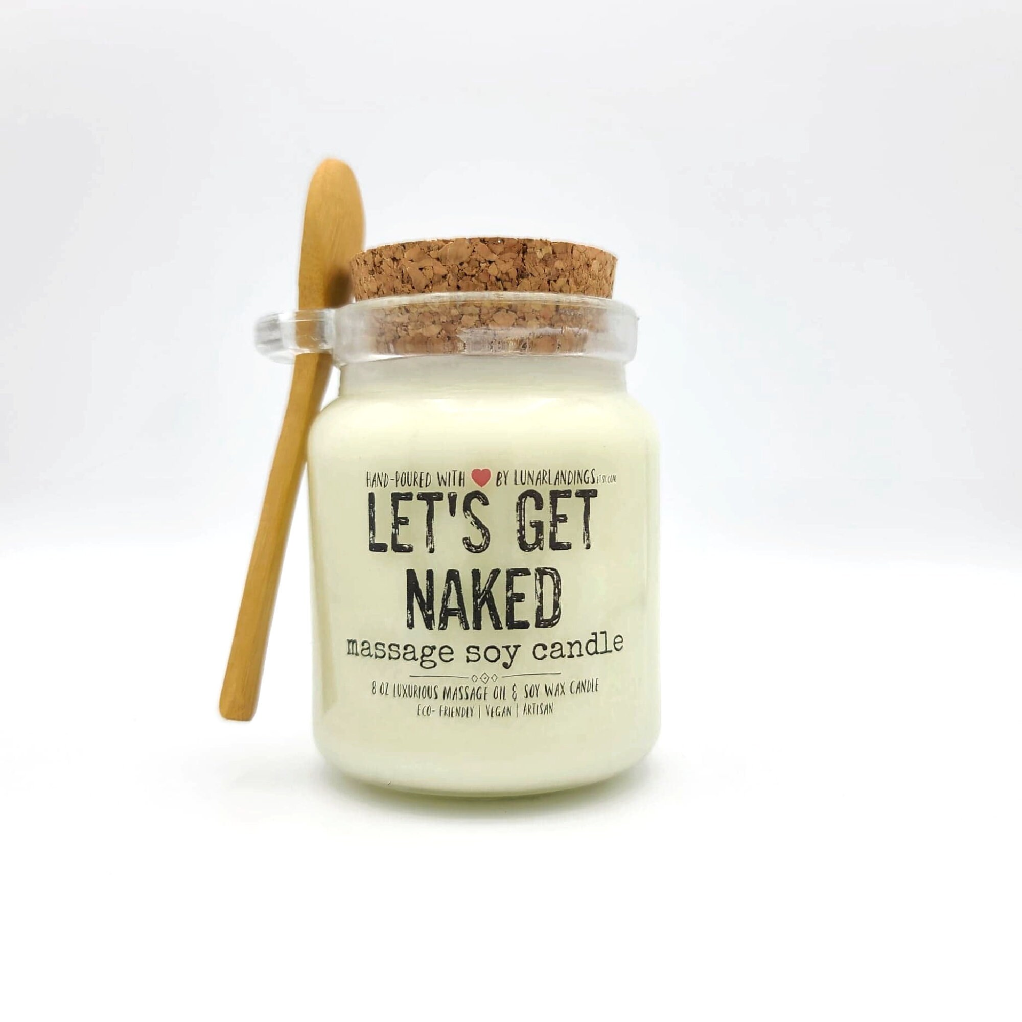 Let's Get Naked Massage Candle Anniversary Gifts - Etsy