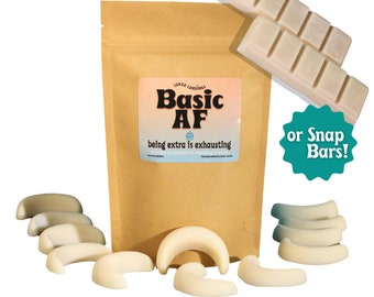 Very Vanilla Wax Melts- Im Basic wax melts, basic bitch wax melts, vanilla wax melts, vanilla wax tarts, birthday gift for best friend