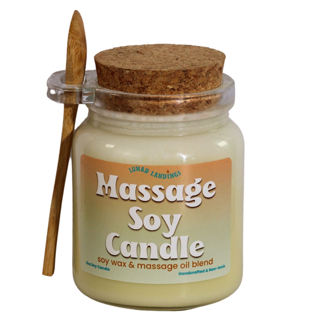 Massage, Soy Candle, Massage Candle, Birthday Gift, Anniversary, Mom Gift, Boyfriend, Husband