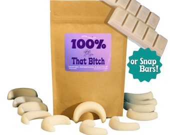 LAVENDER SANDALWOOD 12 Wax Moons, 100% that bitch, wax melts, wax tarts, gift for her, graduation gifts, birthday gift, gift for her, gifts