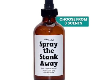 7.5 oz Spray the Stank Away Room & Linen Spray, Choose your scent, Funny Room Sprays, Funny Housewarming Gifts, New Home Gifts, Gifts Mom
