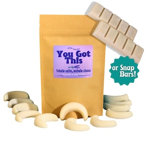Lavender Wax Melts- You got this 12 Soy Moons, wax melts, wax melts, wax tarts, gift for her, mom, gift, birthday gift, graduation gift