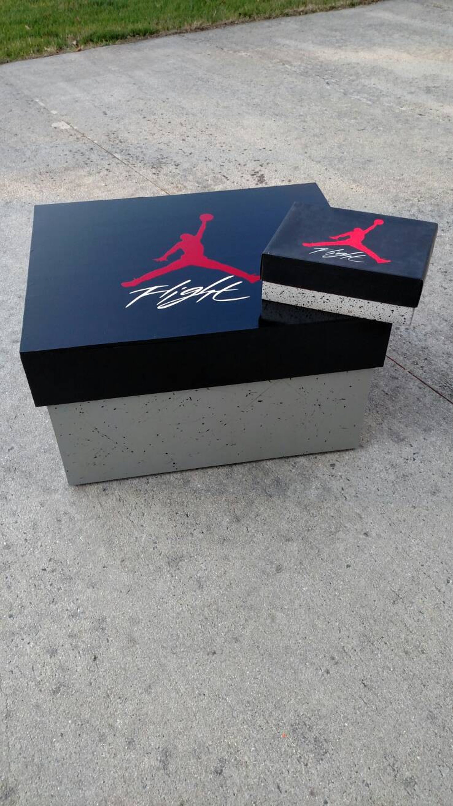 custom jordan storage box