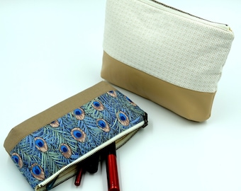 Big and Small Zipper Pouch PDF Sewing Pattern