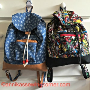 Patron de couture PDF pour sac à dos