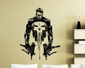 Punisher stencil | Etsy