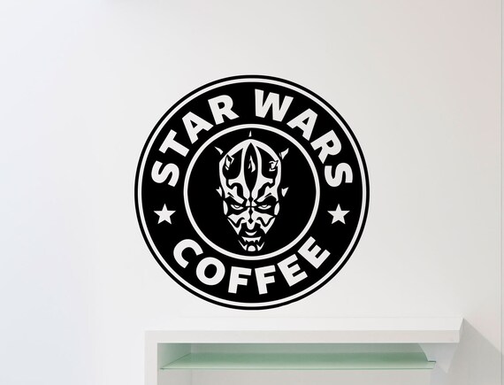 star wars coffee sticker