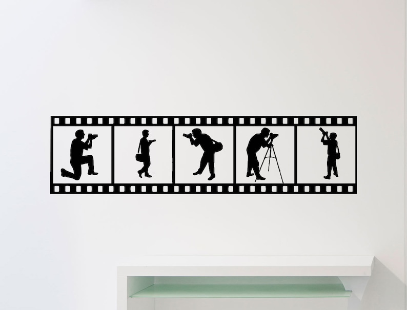 Photographer Wall Sticker Photography Photo Studio Vinyl Decal Home Room Interior Decoration Waterproof High Quality Mural 348xx