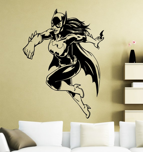 Batgirl Wall Sticker Superhero Dc Marvel Comics Vinyl Decal - Marvel Comics Wall Decals Batgirl Wall Sticker Superhero Dc Marvel Comics Vinyl Decal - Marvel Comics Wall Decals