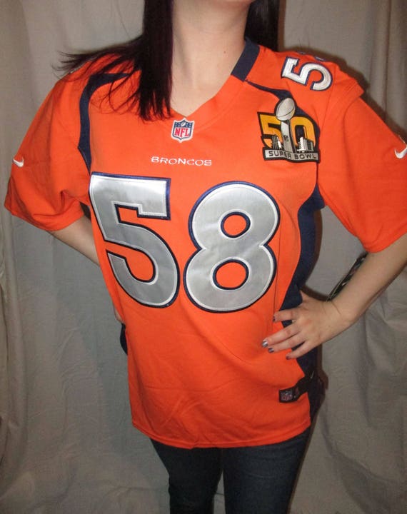 von miller orange broncos jersey