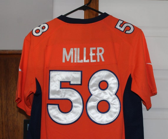 von miller orange broncos jersey