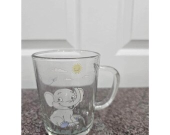 Leonardo Bambini glass cup with an elephant motif