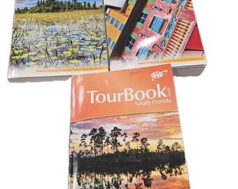 Lot Of 3 AAA Tour Book Georgia,South Florida, Texas