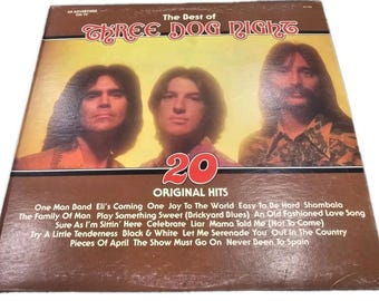 Canada 1977 LP The Best of Three Dog Night K-Tel International NC 456