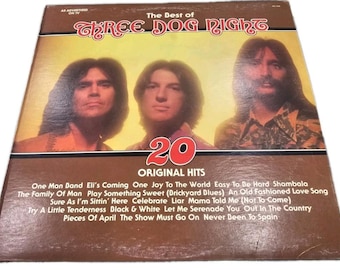 Canada 1977 LP The Best of Three Dog Night K-Tel International NC 456