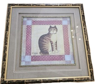 Vintage Tabby cat by Diane Ulmer, Temptation I