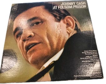 At Folsom Prison--Johnny Cash--Record LP Vinyl--1968--Columbia--CS 9639