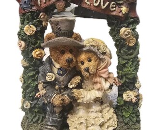 Boyds Bears TRUE LOVE Figurine Grenville Beatrice Wedding Marriage Resin #2274